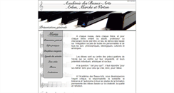 Desktop Screenshot of beaux-arts-arlon.acalux.be
